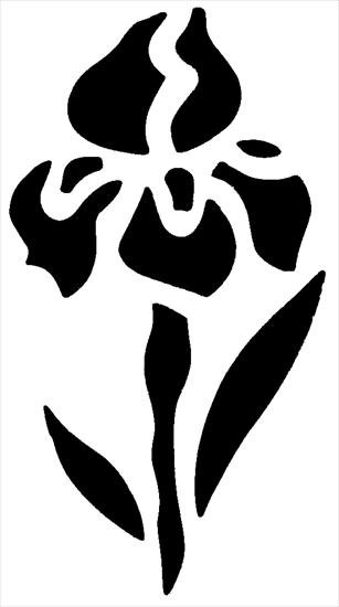 kwiatowe - Stencil20fiore20011.gif