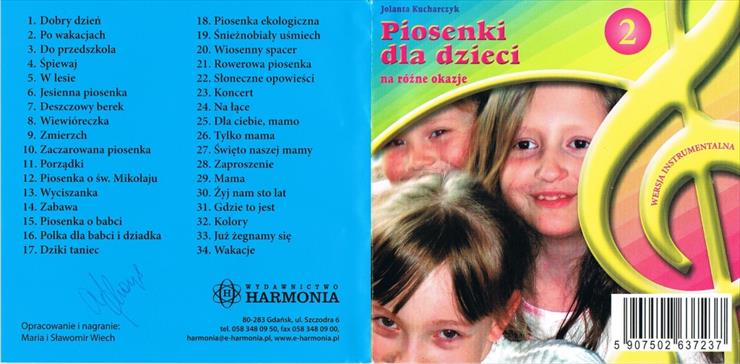 Piosenki dla dzieci na różne okazje wokalinstrumental - instrumental.jpg