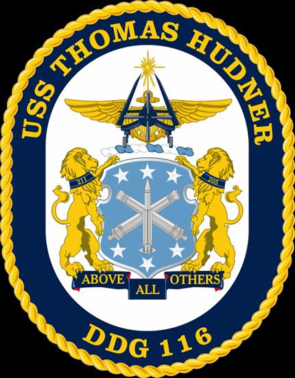godła okrętów - USS DDG-116 Thomas_Hudner.png